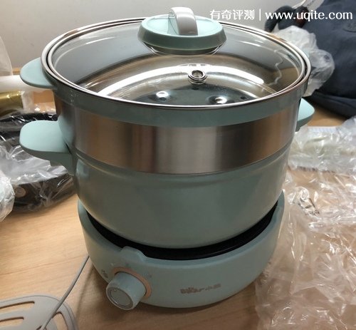 不好可以煮饭炒菜吗小熊电火锅使用评测凯发·k8国际小熊电煮锅质量怎么样好(图2)